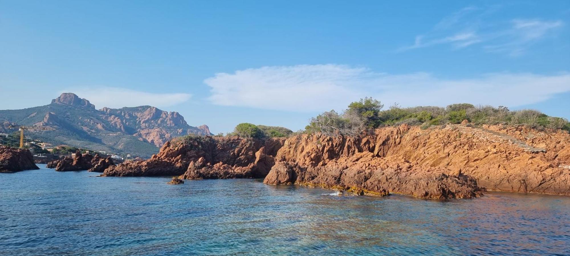 Agay Cap Esterel Le Hameau F2 Clim Plein Sud Dernier Etage Magnifique Vue Mer Saint-Raphael  Ngoại thất bức ảnh